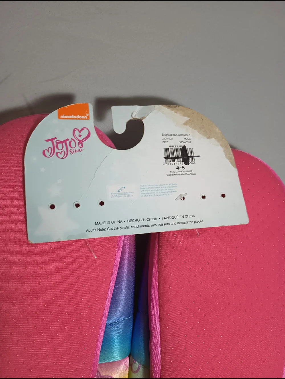 Nickelodeon JoJo Siwa Girls' Slippers